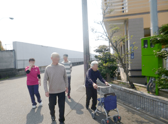 町内ウォーキング。