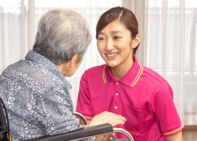 介護の生きた知識と技術が身につきます